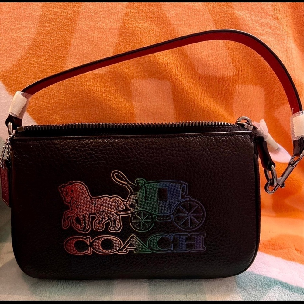 Coach Nolita 19 Large Horse & Carriage Wristlet